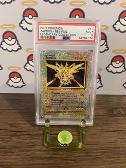 Zapdos 19/110 Reverse Holo Pokemon Legendary Collection - PSA 9 MINT - Image 1