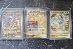Pokemon TCG 3 Cards Lot . ex, VSTAR .Raging Bolt , Giratina, Lugia.NM , Japanese - Image 1