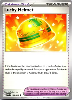 Lucky Helmet 158/167 Uncommon Twilight Masquerade Pokemon Near Mint - Image 1