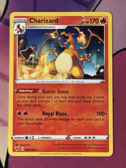 Charizard 025/185 Vivid Voltage NM/M Pokemon Regular Rare - Image 1