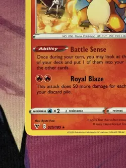 Charizard 025/185 Vivid Voltage NM/M Pokemon Regular Rare - Image 5