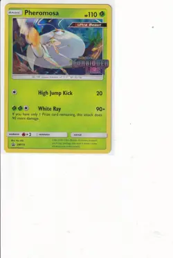 Pheromosa - (Prerelease) SM115 Holo Promo Sun & Moon Promo Pokemon Holo NM - Image 1