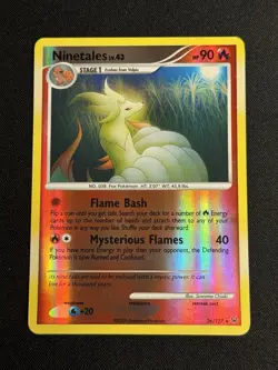 Ninetales Reverse Holo Platinum 36/127 Rare English 2009 90 HP Pokemon TCG LP+ - Image 1