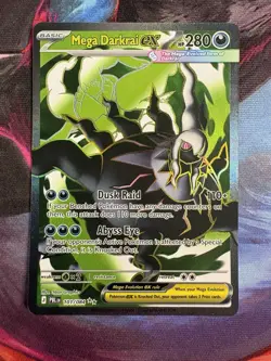 Pokemon Mega Darkrai EX 101/084 Pitch Black Full Art Holo Ultra Rare MINT - Image 1