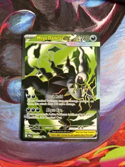 Pokemon Mega Darkrai EX 101/084 Pitch Black Full Art Holo Ultra Rare MINT - Image 3