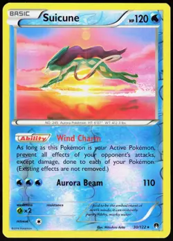 Suicune 30 BREAKpoint - Reverse Holo Pokemon NM/M (Rare) - Image 1