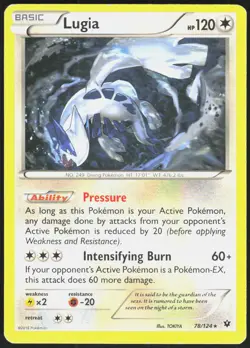 Lugia 78 Fates Collide - Pokemon LP (Rare) - Image 1