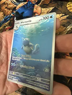 Pokemon TCG Wartortle 171/165, Scarlet & Violet 151, Illustration Rare, NM Cond. - Image 2