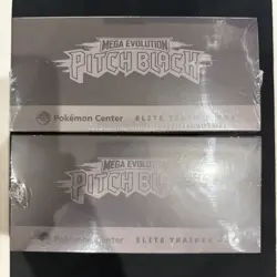 2x Pitch Black Pokemon Center ETB Elite Trainer Box SEALED NO RIPS IN HAND ✅ - Image 3
