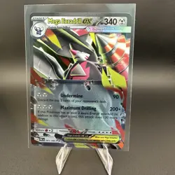 Mega Excadrill ex 065/084 Double Rare Pokemon Me05: Pitch Black NM - Image 1