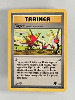 Digger 75/82 - 1st Edition , UC - Team Rocket - LP - illus. Kizuki - Image 1