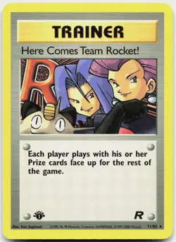 Here Comes Team Rocket! 71/82 Rare Team Rocket Pokemon 1st Edition Near Mint - Image 1