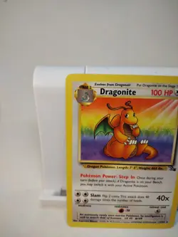 Pokemon TCG Dragonite Rare Fossil Unlimited Non-Holo Card 19/62 NM Condition - Image 2