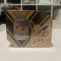 Pokemon TCG V Powers Tin Eevee Sword & Shield BRAND NEW SEALED - Image 1