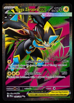 Mega Zeraora ex Ultra Rare 98 Pokemon Pitch Black - Image 1