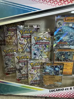Pokemon Prismatic evolution Lucario & Charizard ex special collection bundle - Image 4
