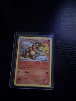 2013 POKEMON B&W LEGEND TREASURES #17 CHARMANDER BUILD-A-BEAR WORKSHOP STAMPED - Image 1
