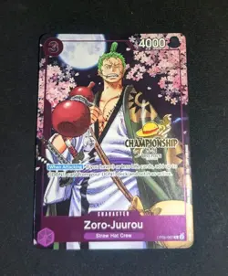 Zoro-Juurou OP05-067 CS 25-26 Event Pack Promo Championship Stamp - One Piece - Image 1