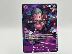 One Piece TCG Roronoa Zoro OP09-076 R Alt Art Promo - Welcome Pack Vol. 2 Rare - Image 1