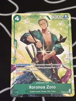 Roronoa Zoro Alt Art (Welcome Pack 2026 Vol.1) PRB02-006 One Piece Promo A - Image 1