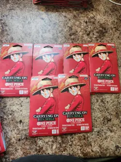 One Piece TCG - 17x Sealed Booster Packs Of OP-13 Carrying On His Will- English - Image 2