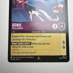Genie - Wish Fulfilled - Azurite Sea - Disney Lorcana TCG 53/204 Rare NM - Image 4