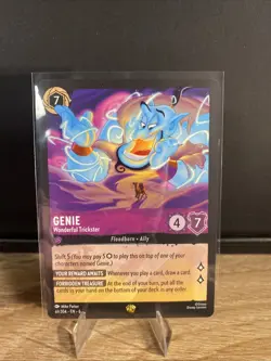Genie - Wonderful Trickster 61/204 Azurite Sea Regular/Legendary Disney Lorcana - Image 1