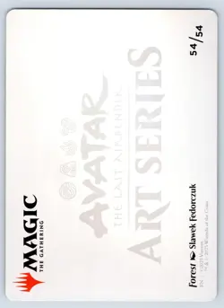Forest Art Card 54 Art Series Avatar The Last Airbender Magic: The Gathering NM - Image 2