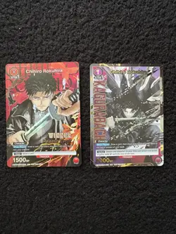 Union Arena Kagurabachi Chihiro Rokuhira Release Event Winner + Gold Promo Card - Image 1