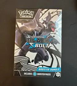 Pokemon TCG Scarlet & Violet—Black Bolt Booster Bundle 6 Packs 60 Cards - Image 1