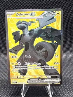 Pokemon TCG Zekrom EX 158/086 Ultra Rare Black Bolt SV - Image 1