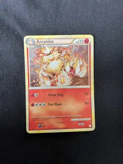 Arcanine - 1/123 Holo Rare - Heart Gold / Soul Silver - Pokemon TCG - Image 1