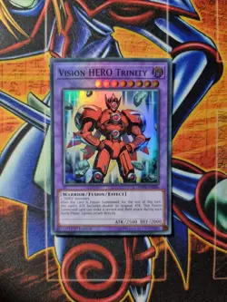 Vision Hero Trinity SHVA-EN036 Super Rare 1st Edition YuGiOh Card - Image 1