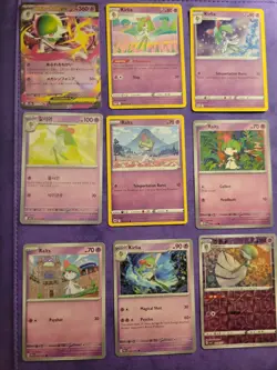 Pokemon TCG Lot: Ralts, Kirlia, Gallade, & Gardevoir | 9 Card Collection Set - Image 1