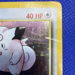 Pokemon TCG Clefairy Base Set Unlimited Rare HP Card 5/102 - Image 3