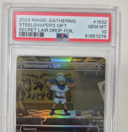 Steelshaper's Gift FOIL PSA 10 2024 MTG SECRET LAIR DROP FALLOUT: S.P.E.C.I.A.L. - Image 2