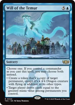 Will of the Temur 24 Commander: Tarkir: Dragonstorm NM - Image 1