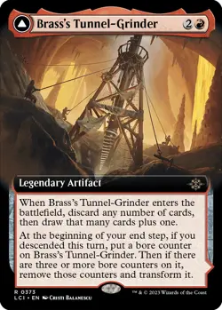 Foil - Brass's Tunnel-Grinder (Extended Art) - 373 / NM / English MTG - Image 1