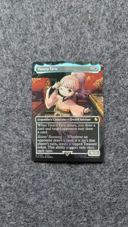 Tataru Taru 0466 (Borderless) (Chocobo Track Foil) Commander: Final Fantasy Foil - Image 1