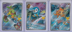Pokemon TCG First Partner Illustration Series 1 Sinnoh Gen 4 Promo Set - NM - Image 1