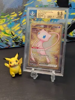 2023 Pokemon 🧬 SV 151 Ultra Premium Gold Metal Mew ex #205 BGS 9.5 GEM MINT ✨ - Image 1