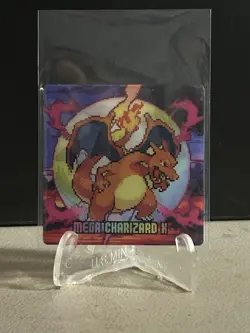 Pokemon Eif origin Gameboy Lenticular (RARE) Mega Charizard X #C1 - Image 1
