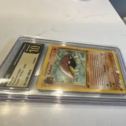 Pokemon TCG Kabuto Fossil 50 1st Edition 50/62 1999 CGC Pristine 10 99 - Image 2
