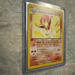 Pokemon TCG Light Flareon 46/105 Uncommon Neo Destiny Pokemon 1st Edition NM - Image 2