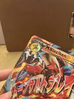 Pokemon TCG M Blaziken EX XY86 Black Star Promo Jumbo Oversized EN MP - Image 2