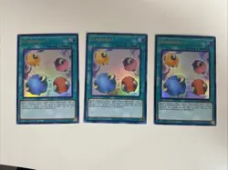Yugioh - Scapegoat x 3 - 1st Edition Ultra Rare NM - Free Holographic Card - D - Image 1