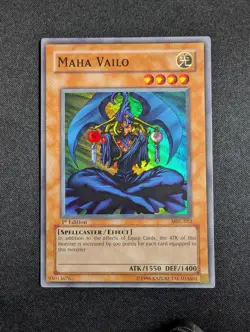 Yugioh - Maha Vailo MRL-012 1st Edition Super Rare LP - Image 1