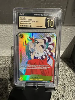 One Piece TCG English Yamato 2023 Gift Collection ST09 #012 CGC Pristine 10 - Image 1
