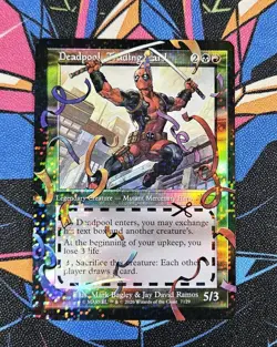 Deadpool, Trading Card NM 7129 Pool Party Foil MTG Secret Lair Unplayed Magic - Image 1