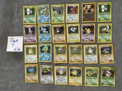 Pokemon TCG Holo Vintage Lot of 24 Cards Good Condition - Image 1
